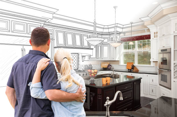 Professional Kitchen Island Installation technician working in Elmwood, WI